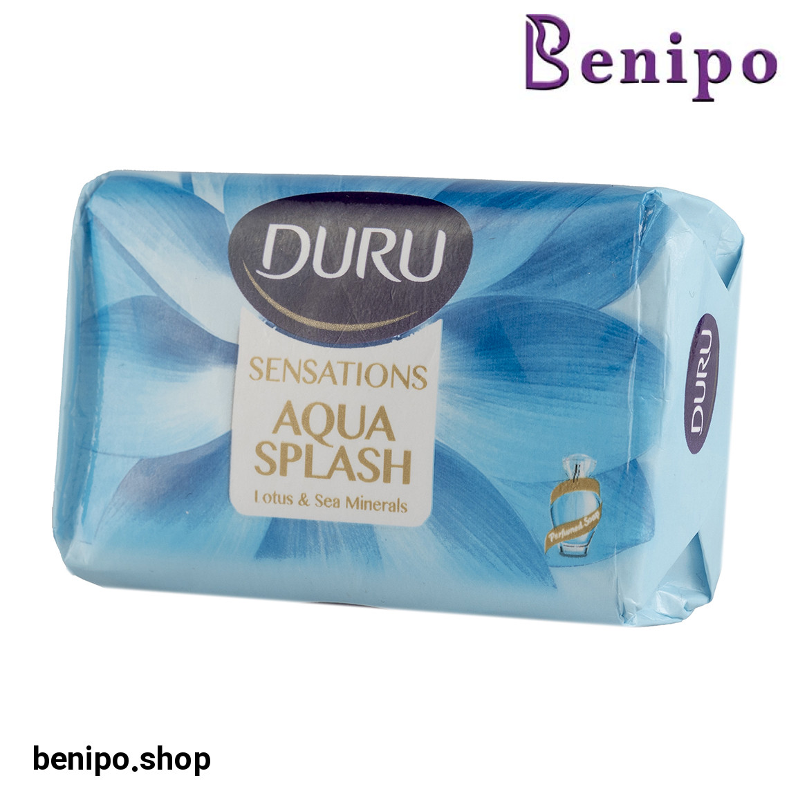 صابون آرایشی با رایحه گل نیلوفر و مواد معدنی دریایی وزن 90 گرم