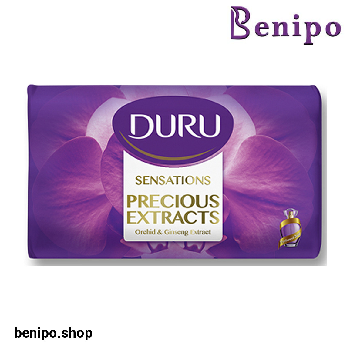 صابون با رایحه گل ارکیده و جینسینگ وزن 90 گرم