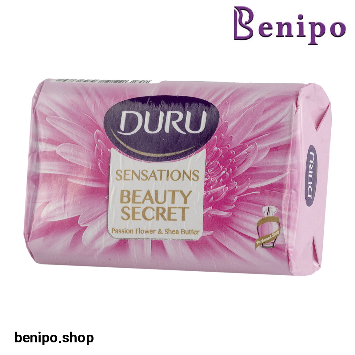 صابون با رایحه گل ساعتی و کره شی وزن 125 گرم