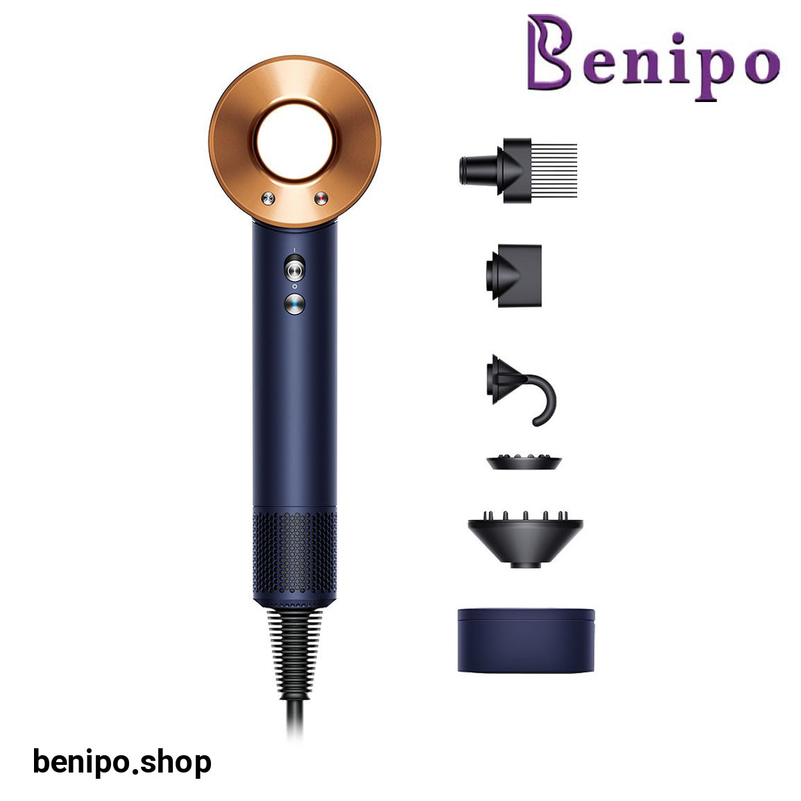 سشوار حرفه ای مدل Supersonic HD08 Prussian Blue