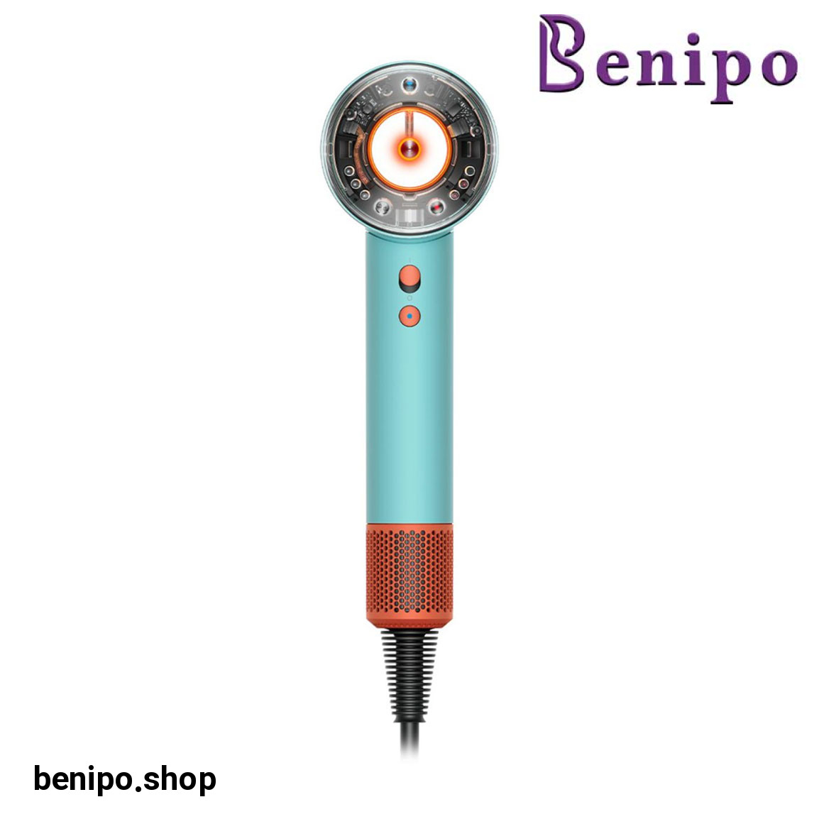 سشوار حرفه ای مدل Supersonic HD16 Nural Ceramic Patina Topaz