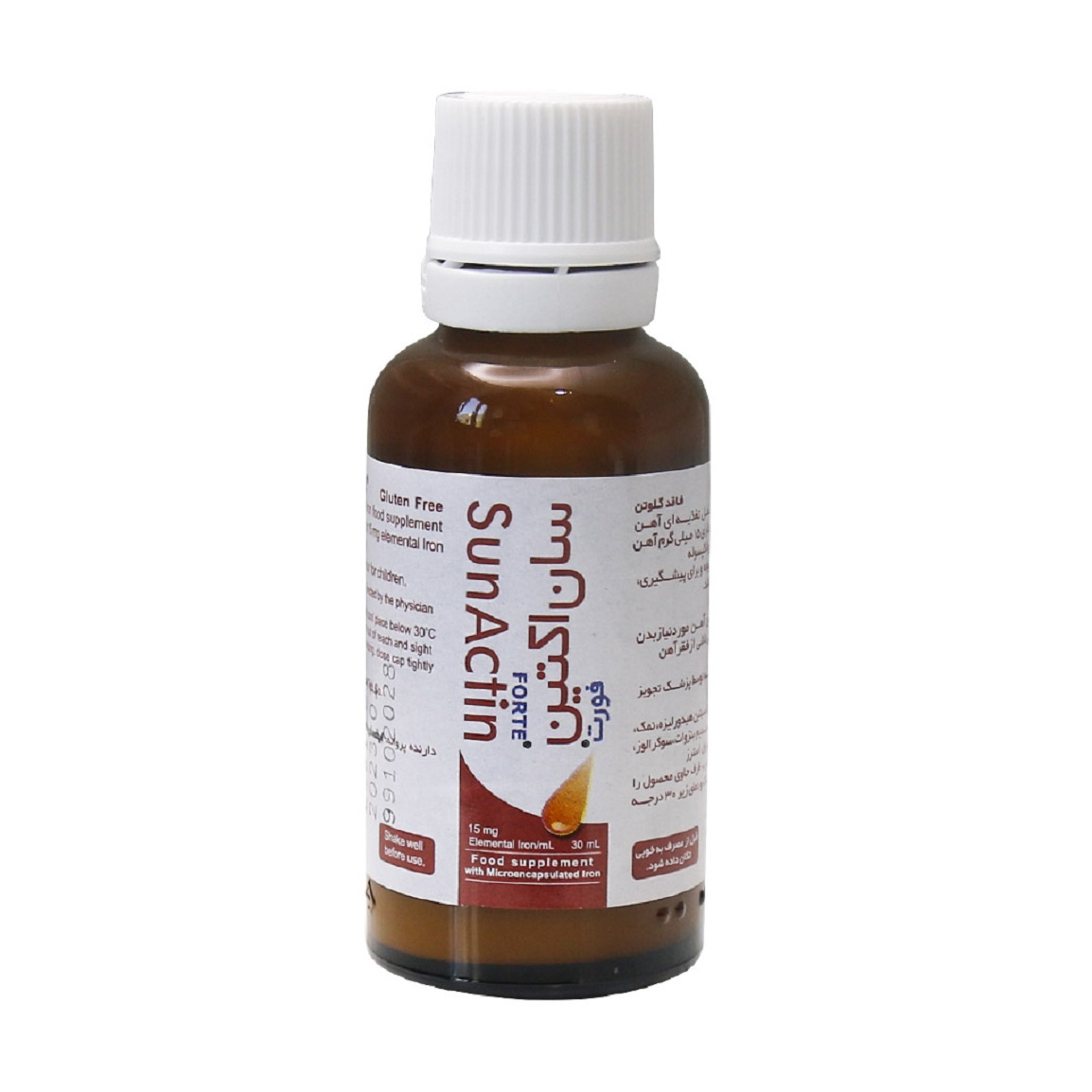 قطره مکمل کودک مدل سان اکتین فورت حجم 30 میلی لیتر