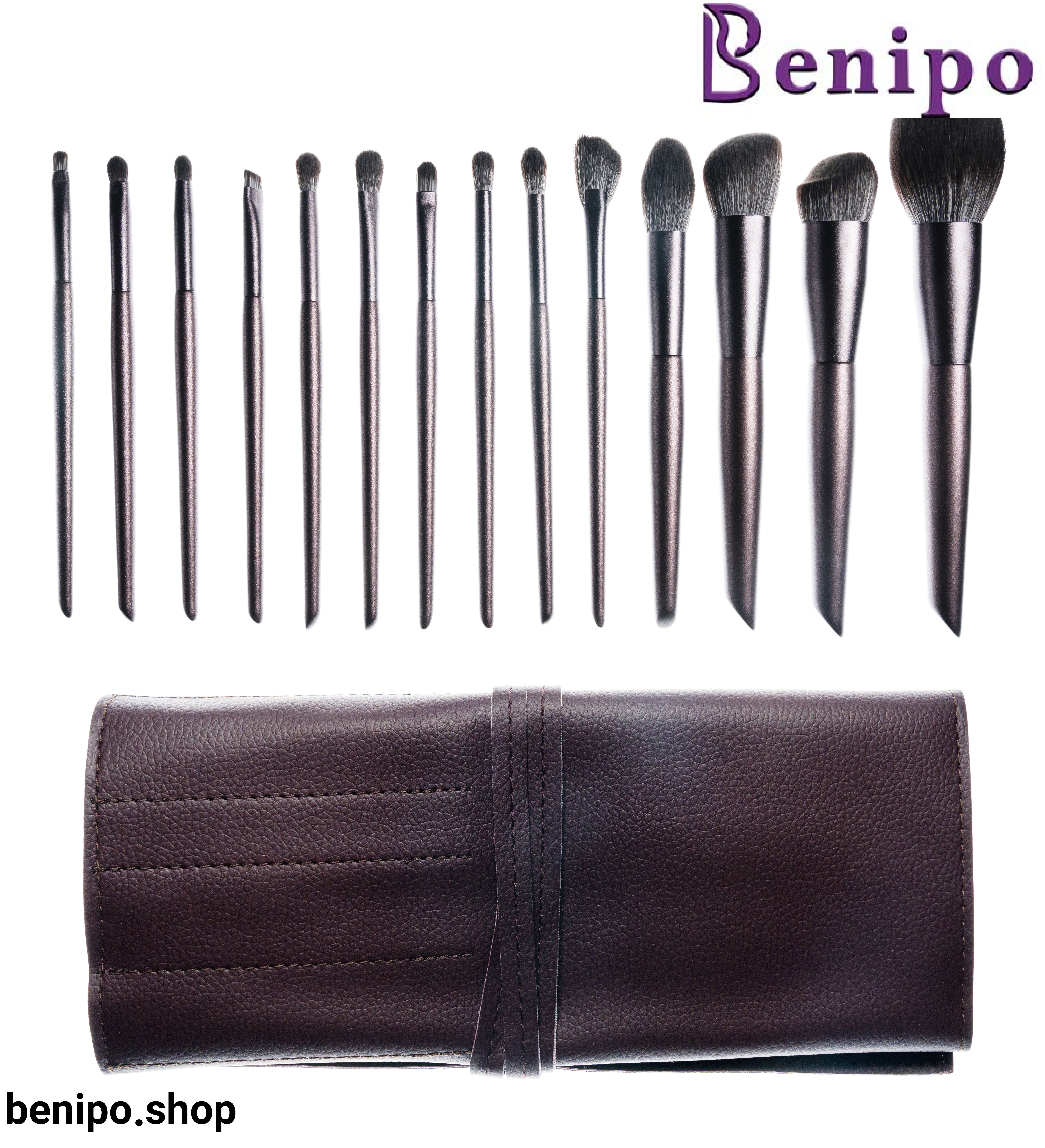 ست براش مدل ایکلات مجموعه 14عددی به همراه کیف