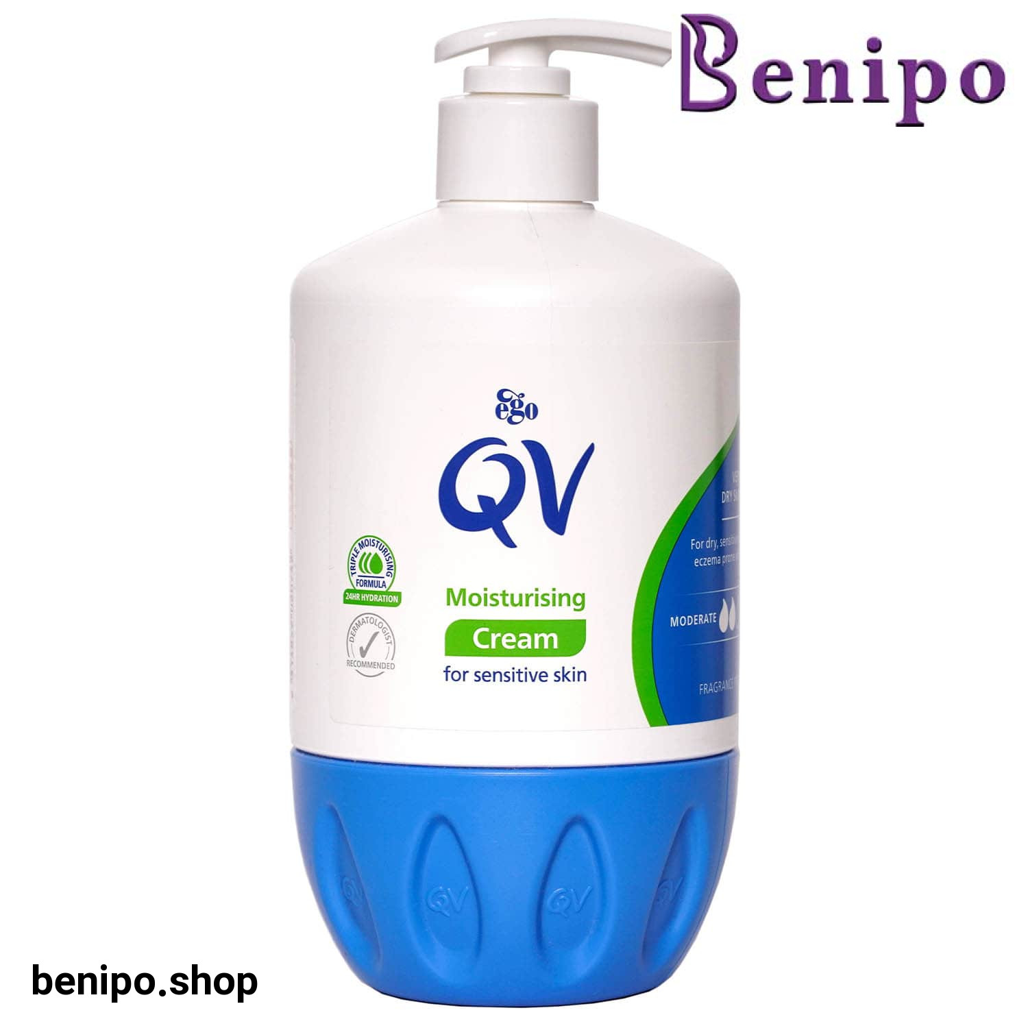 کرم مرطوب کننده پوست حساس کیووی