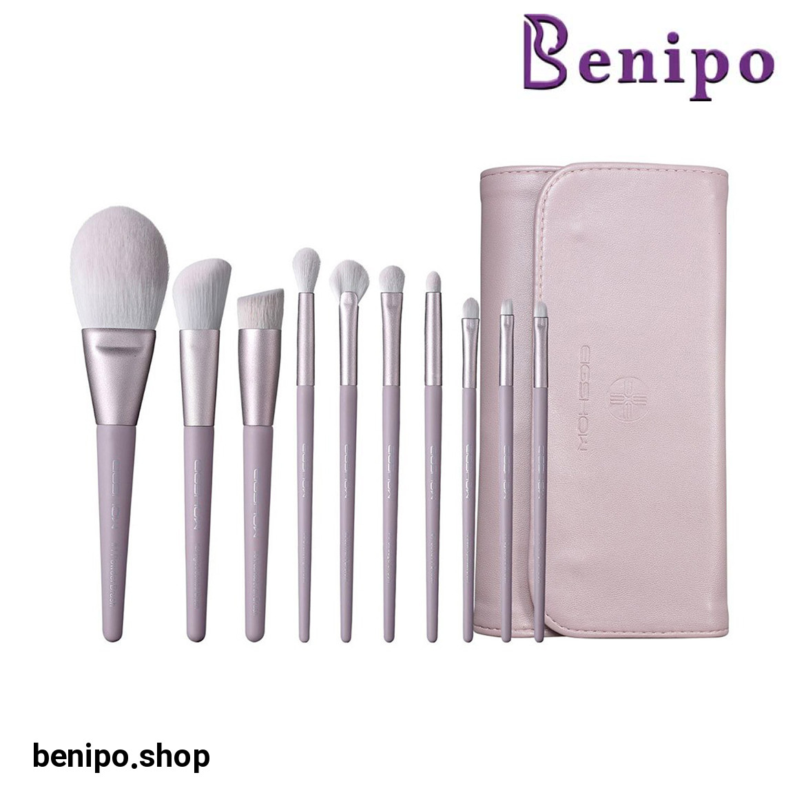 ست براش طرح بنفشه بسته 10 عددی