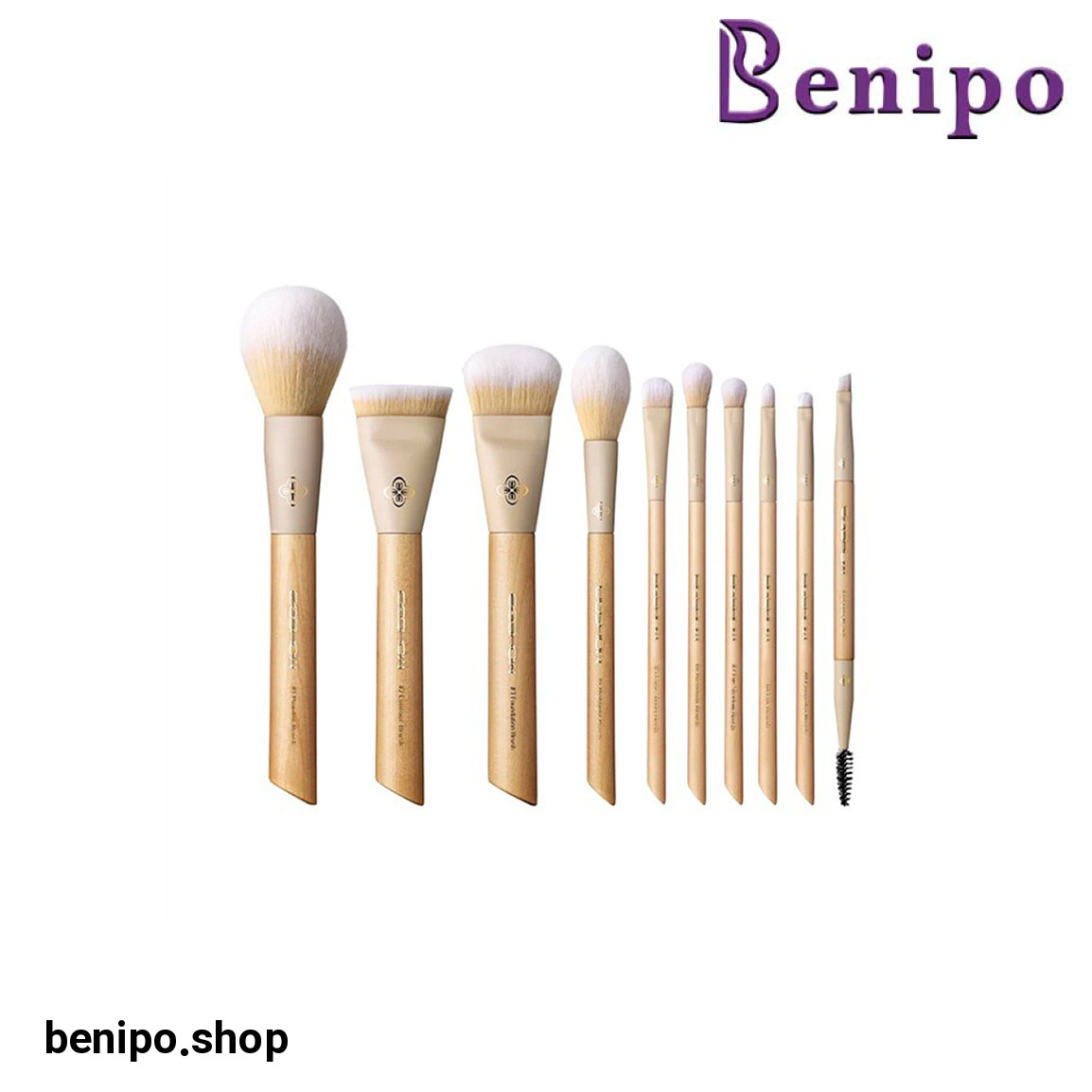 ست براش طرح چوب بسته 10 عددی