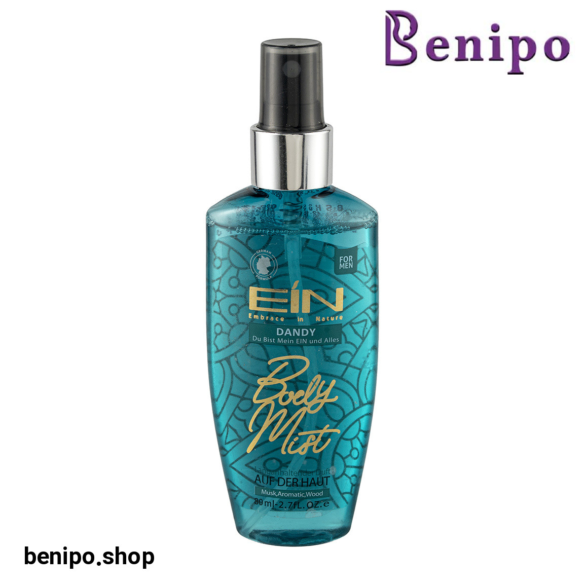 بادی اسپلش مردانه مدل Dandy حجم 80 میلی لیتر