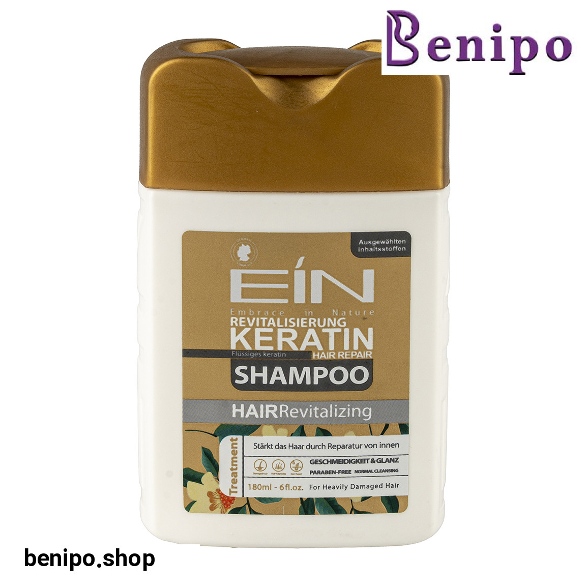 شامپو ترمیم کننده مناسب موهای خشک و شکننده حجم 180 میلی لیتر