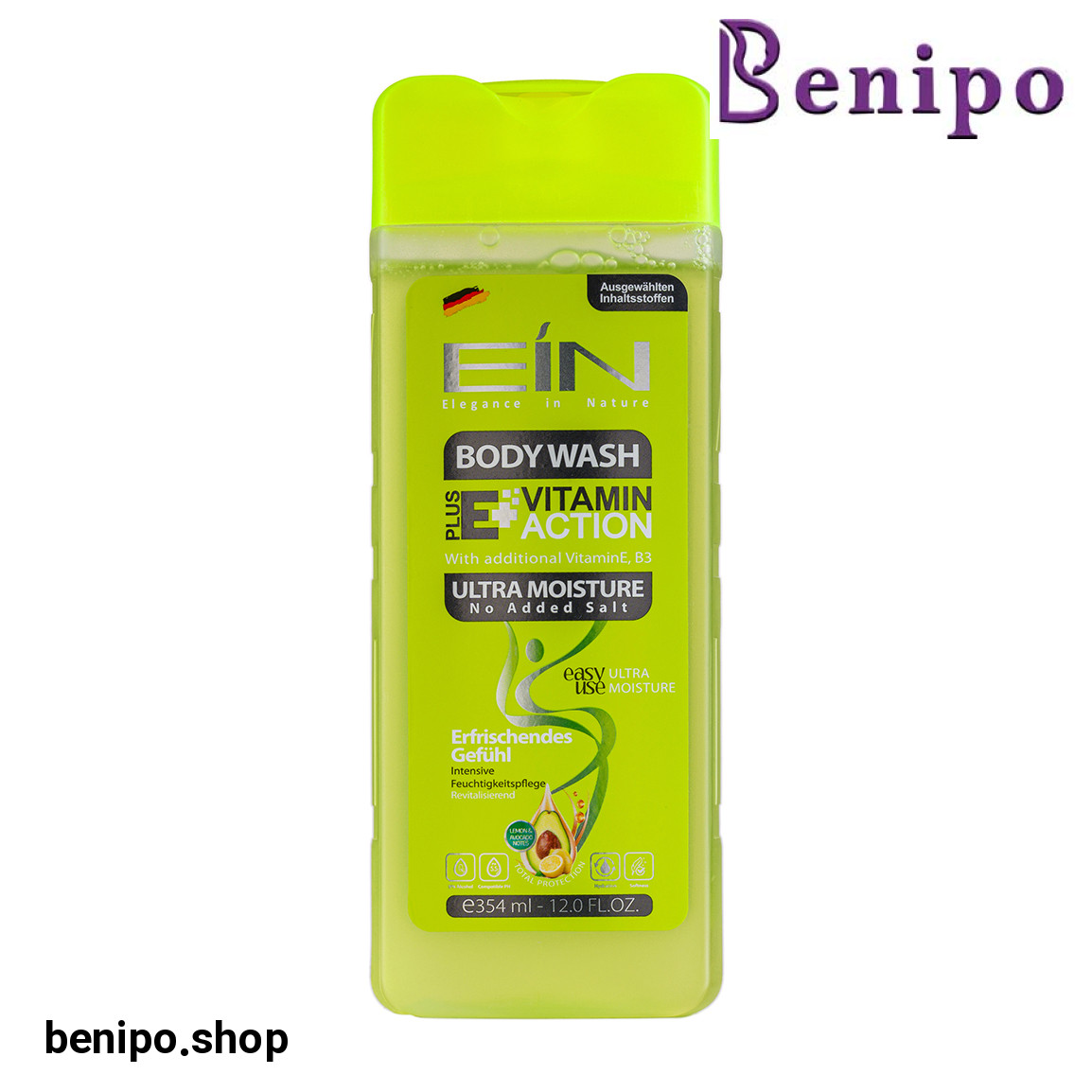 شامپو بدن ویتامینه و مرطوب کننده 354میل