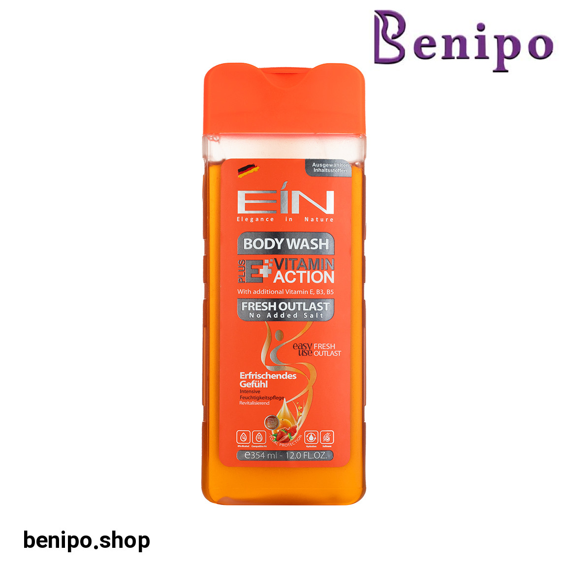 شامپو بدن ویتامینه و لطافت بخش حجم 354 میلی لیتر