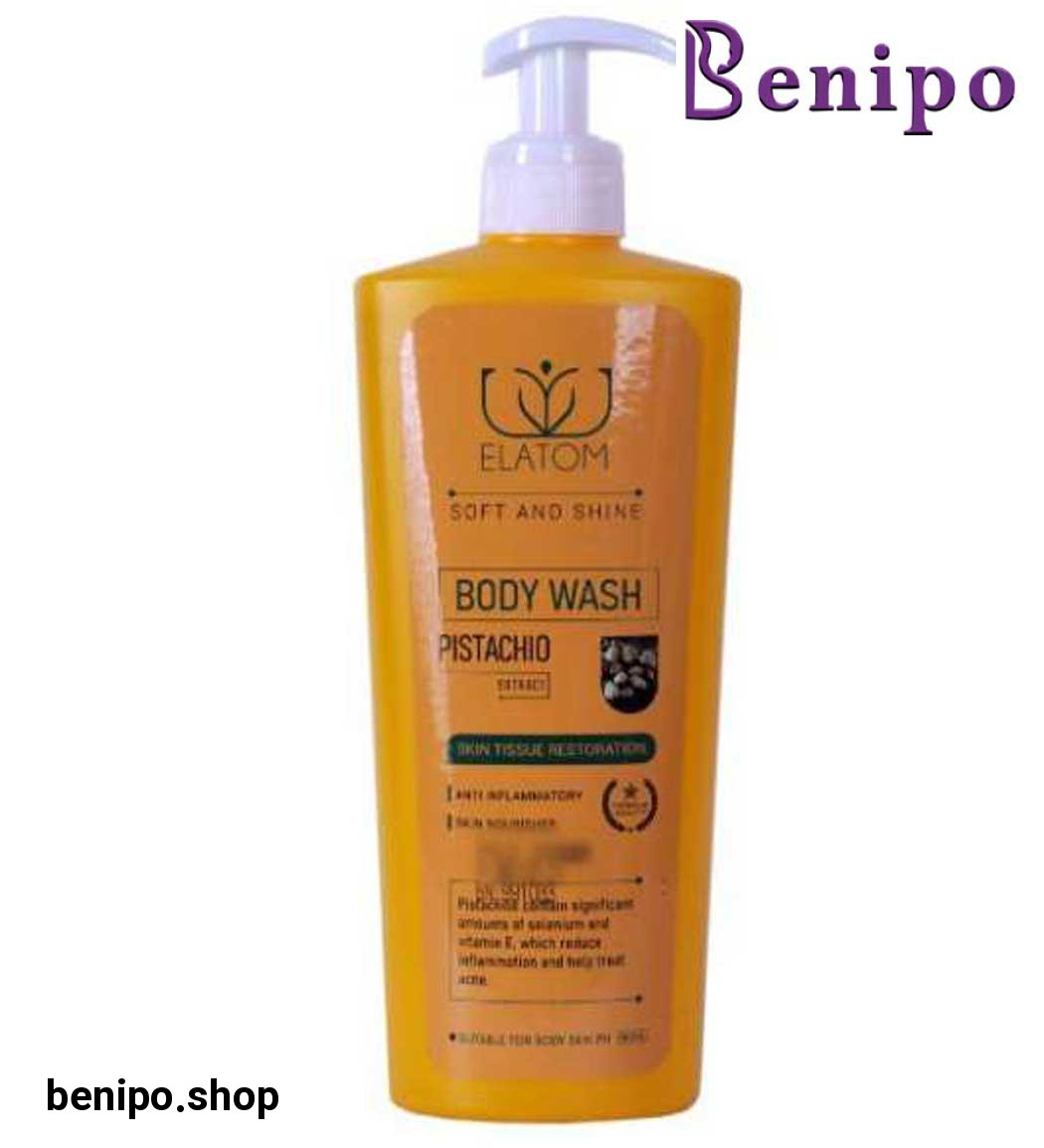شامپو بدن با عصاره پسته با درب پمپی 500میل