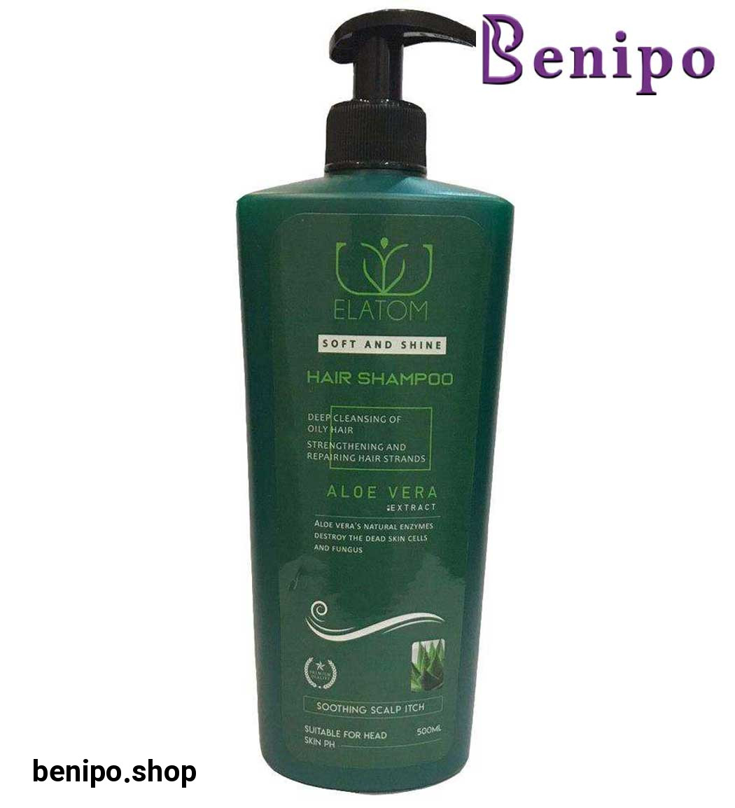 شامپو سر با عصاره آلوئه ورا با درب پمپی 500میل