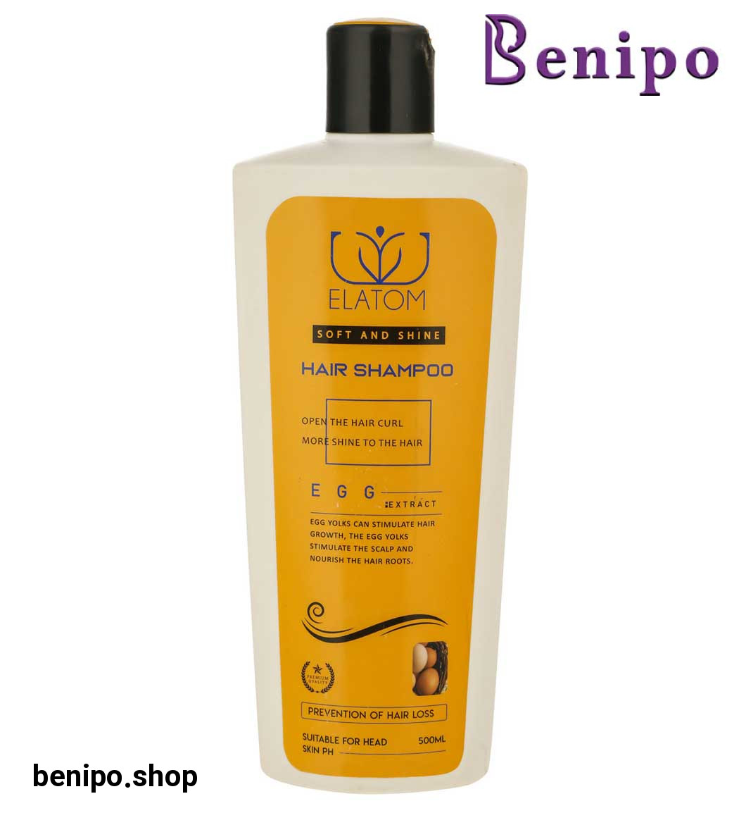 شامپو سر با عصاره تخم مرغ با درب فندکی 500میل
