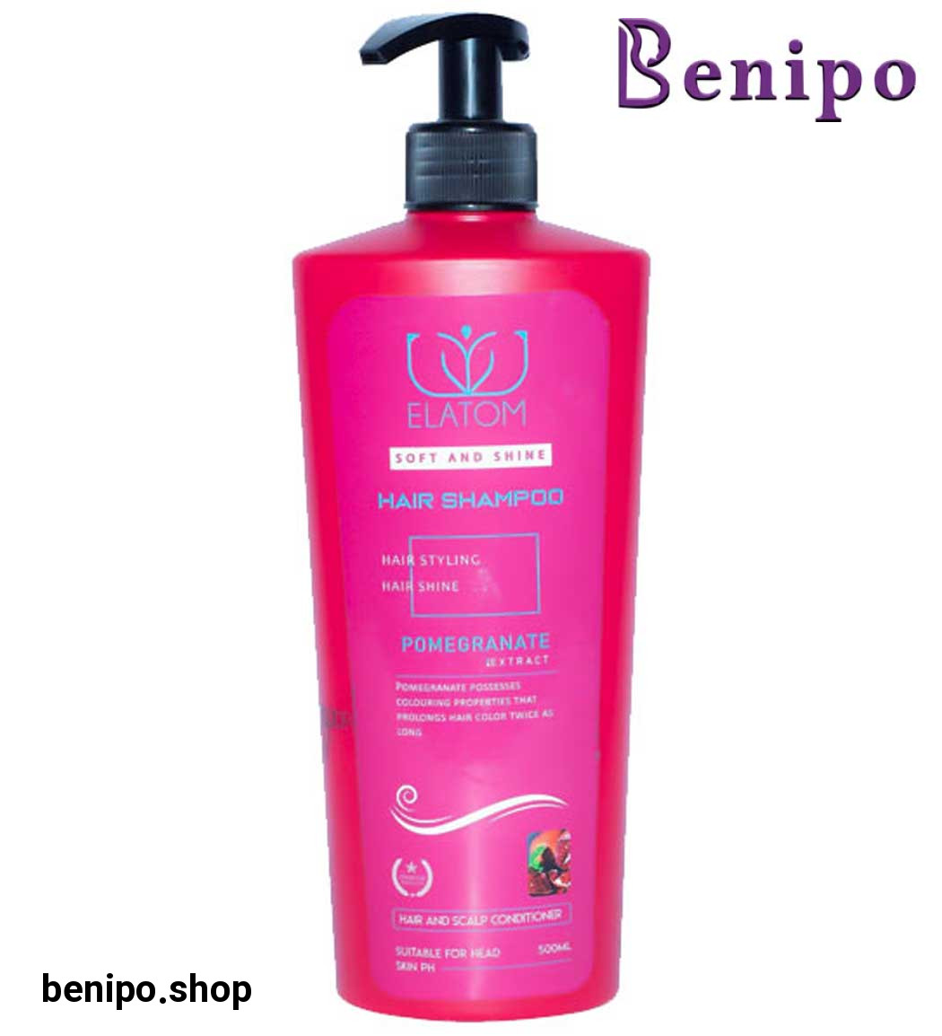 شامپو سر با عصاره انار با درب پمپی 500میل