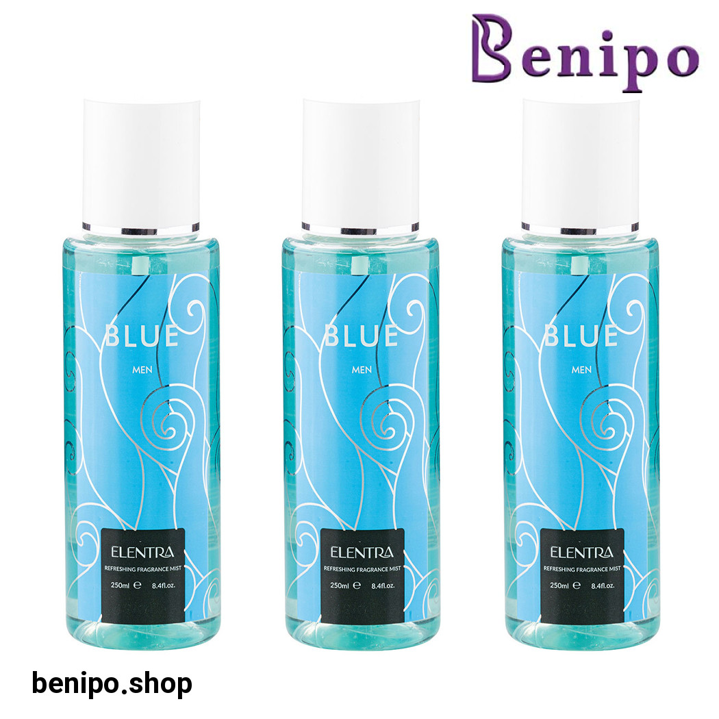 پک سه عددی بادی اسپلش مردانه مدل Blue حجم 250 میلی لیتر