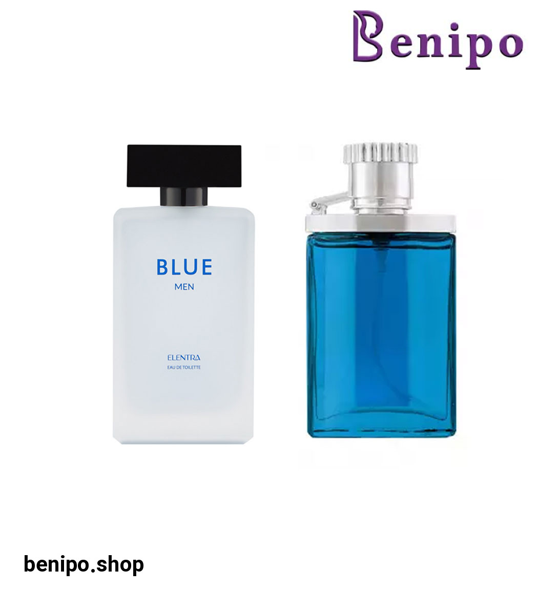 عطر جیبی مردانه مدل Desire Blue النترا تاینی به همراه ادو تویلت مردانه مدل Blue