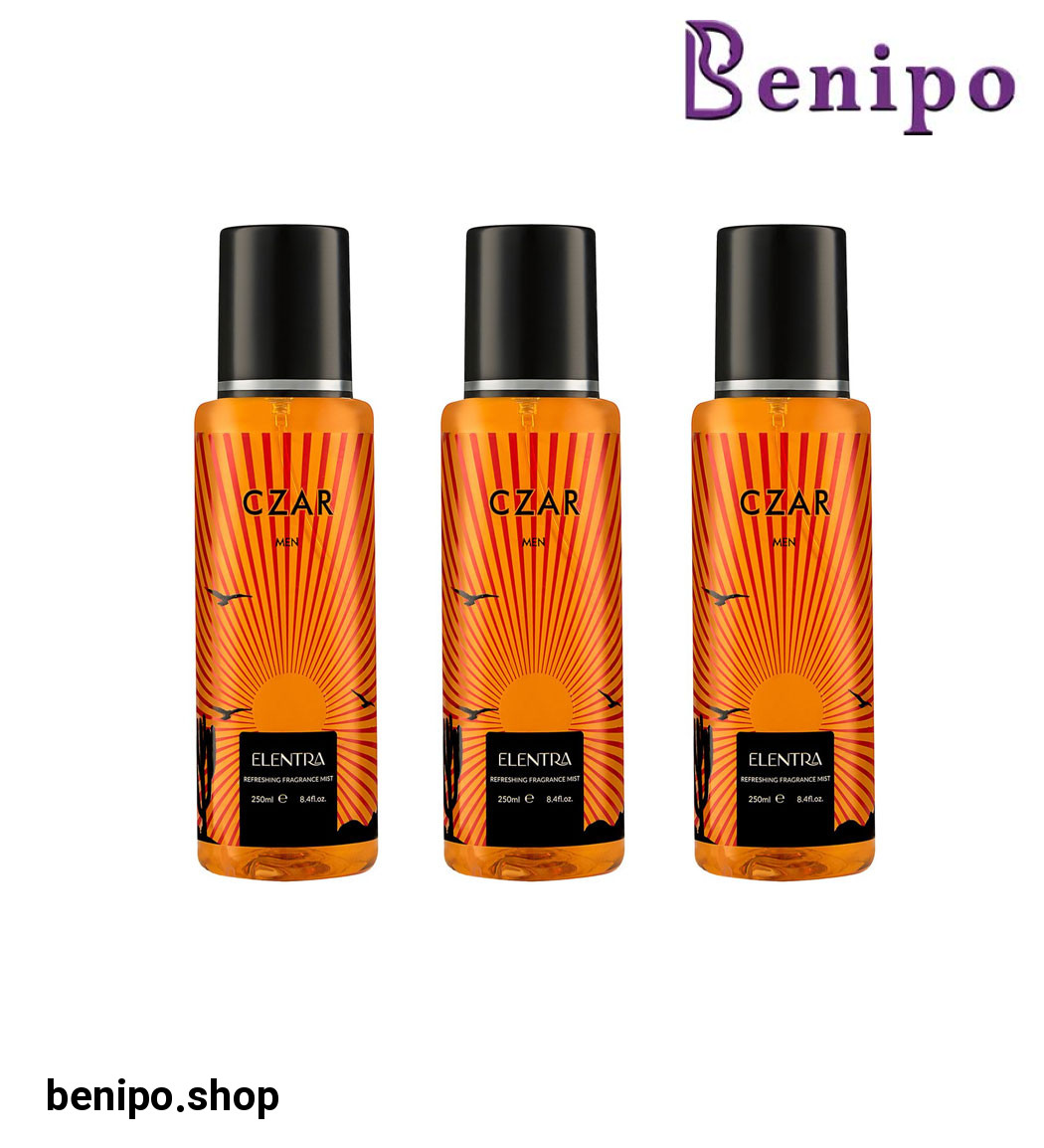 پک سه عددی اسپلش مردانه مدل Czar حجم 250میلی لیتر