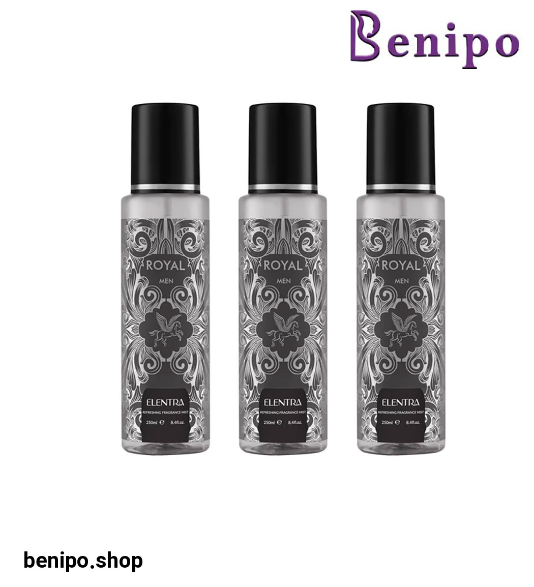 پک سه عددی بادی اسپلش مردانه مدل Royal حجم 250میلی لیتر