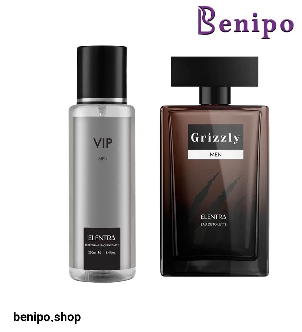 ادو تویلت مردانه مدل Grizzly به همراه بادی اسپلش مردانه مدل Vip