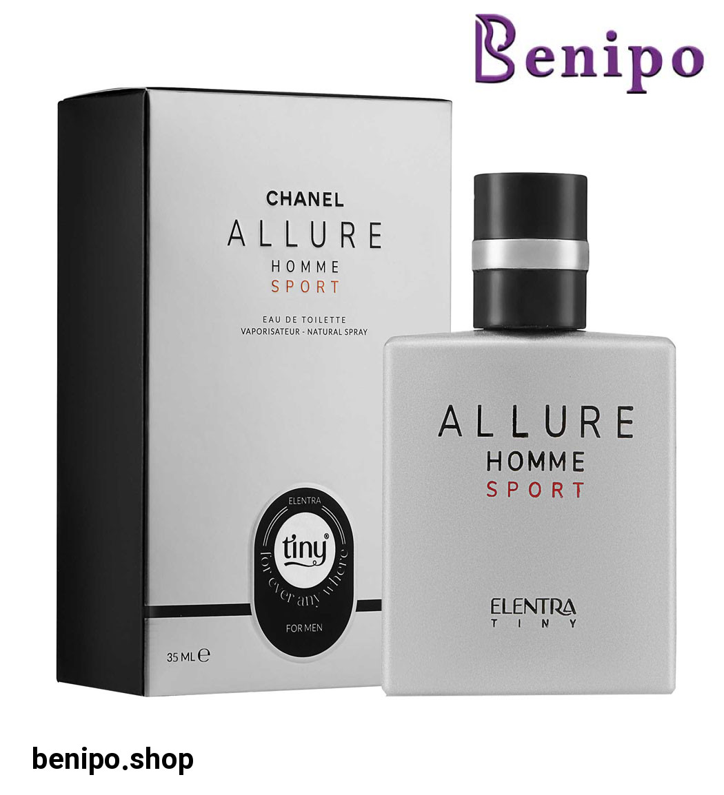 عطر جیبی مردانه مدل Allure Homme Sport حجم 35 میل
