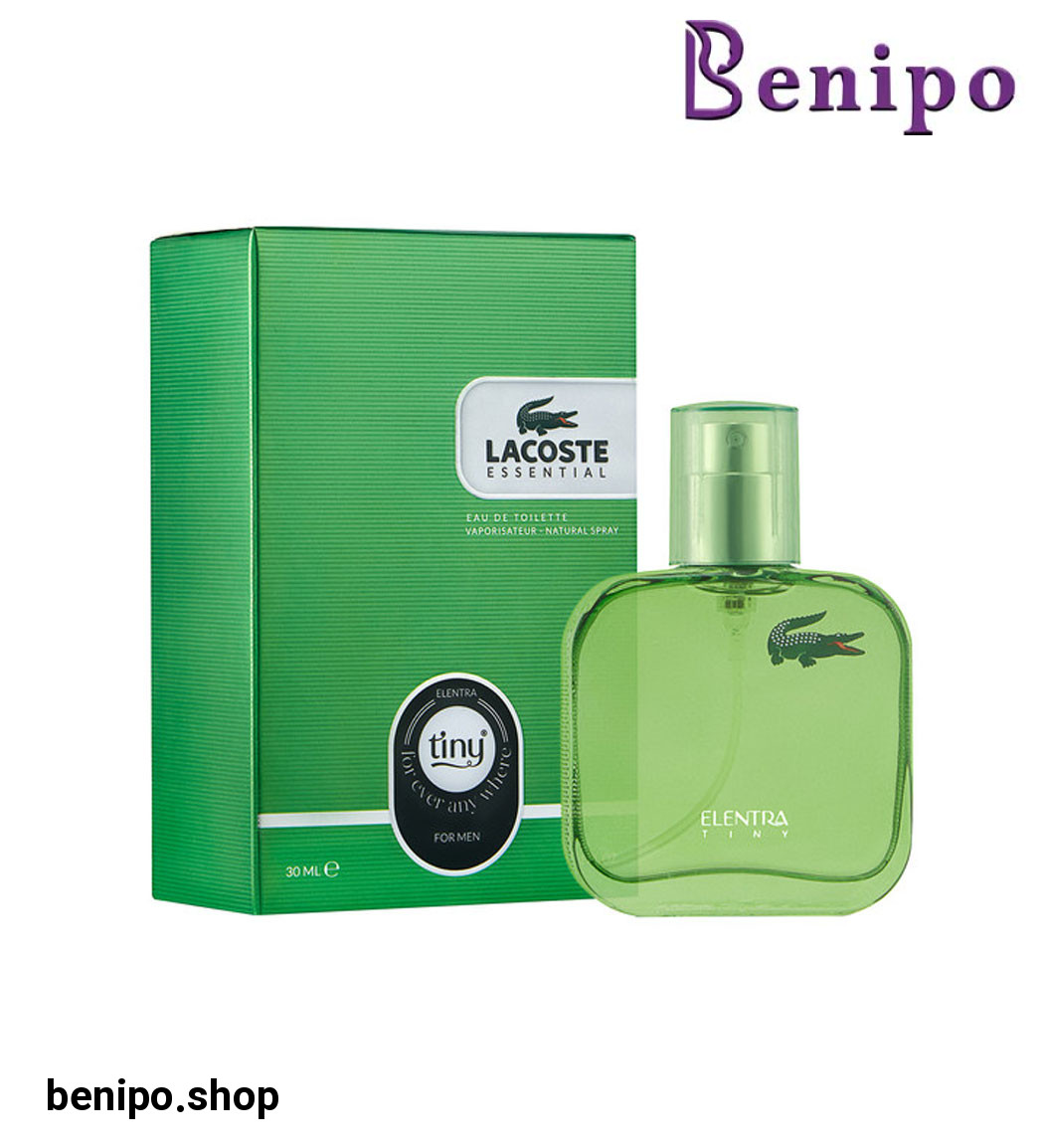 عطر جیبی مردانه تاینی مدل Lacoste Essentional حجم 30 میل