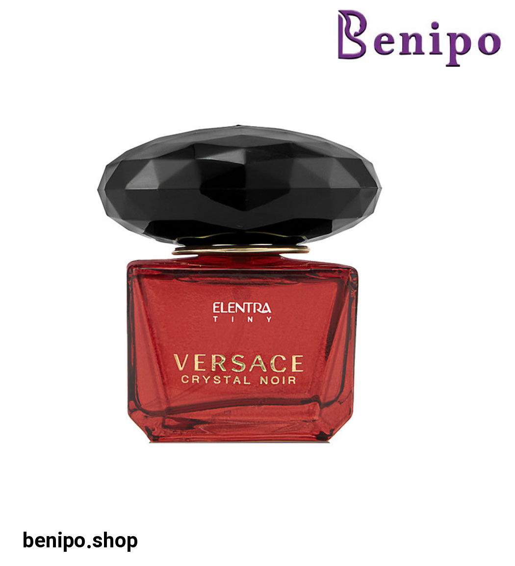 عطر جیبی زنانه تاینی مدل Versace Crystal Noir حجم 35 میلی لیتر