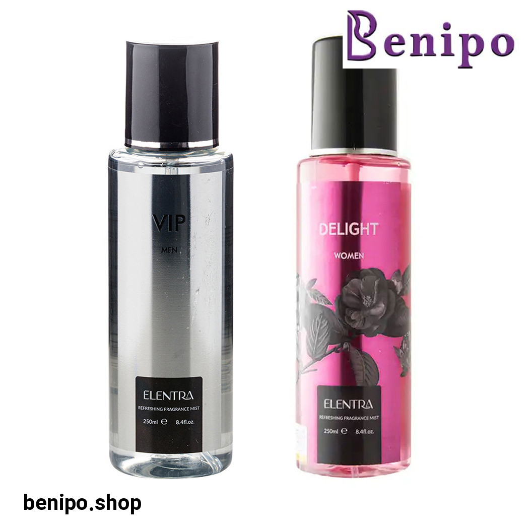 پک دو عددی بادی اسپلش مردانه مدل VIP و بادی اسپلش زنانه مدل Delight حجم 250 میلی لیتر