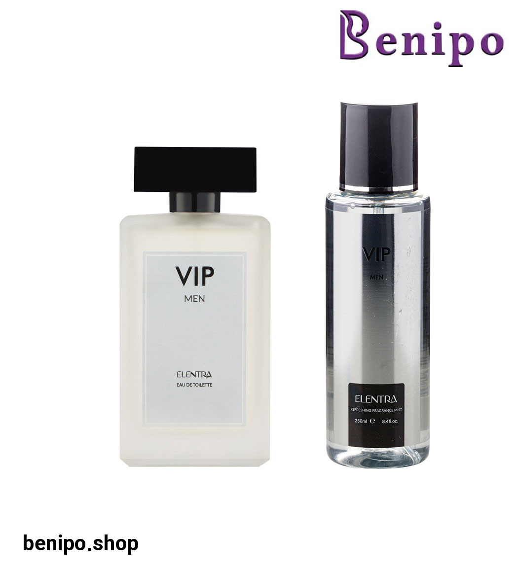 ادو تویلت مردانه مدل Vip به همراه بادی اسپلش مردانه مدل Vip