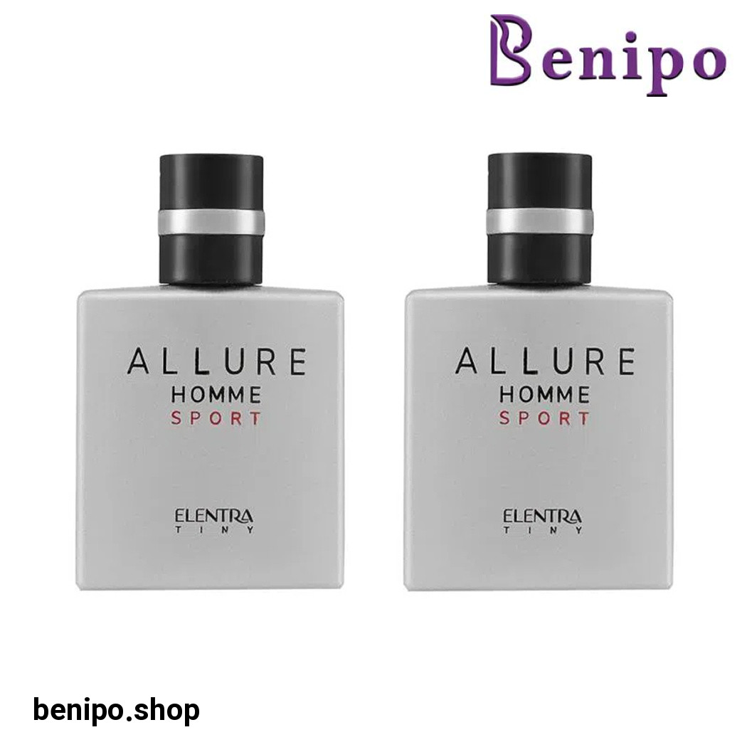 پک دو عددی عطر جیبی مردانه مدل Allure Homme Sport حجم 35 میلی لیتر
