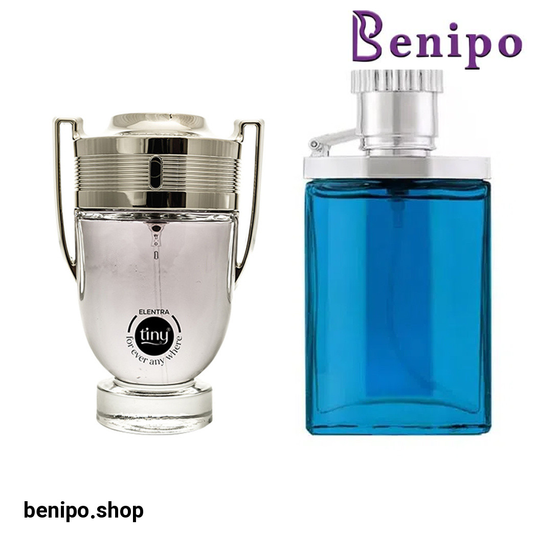 پک دو عددی عطر جیبی مردانه مدل Invictus و Desire Blue حجم 35 میلی لیتر