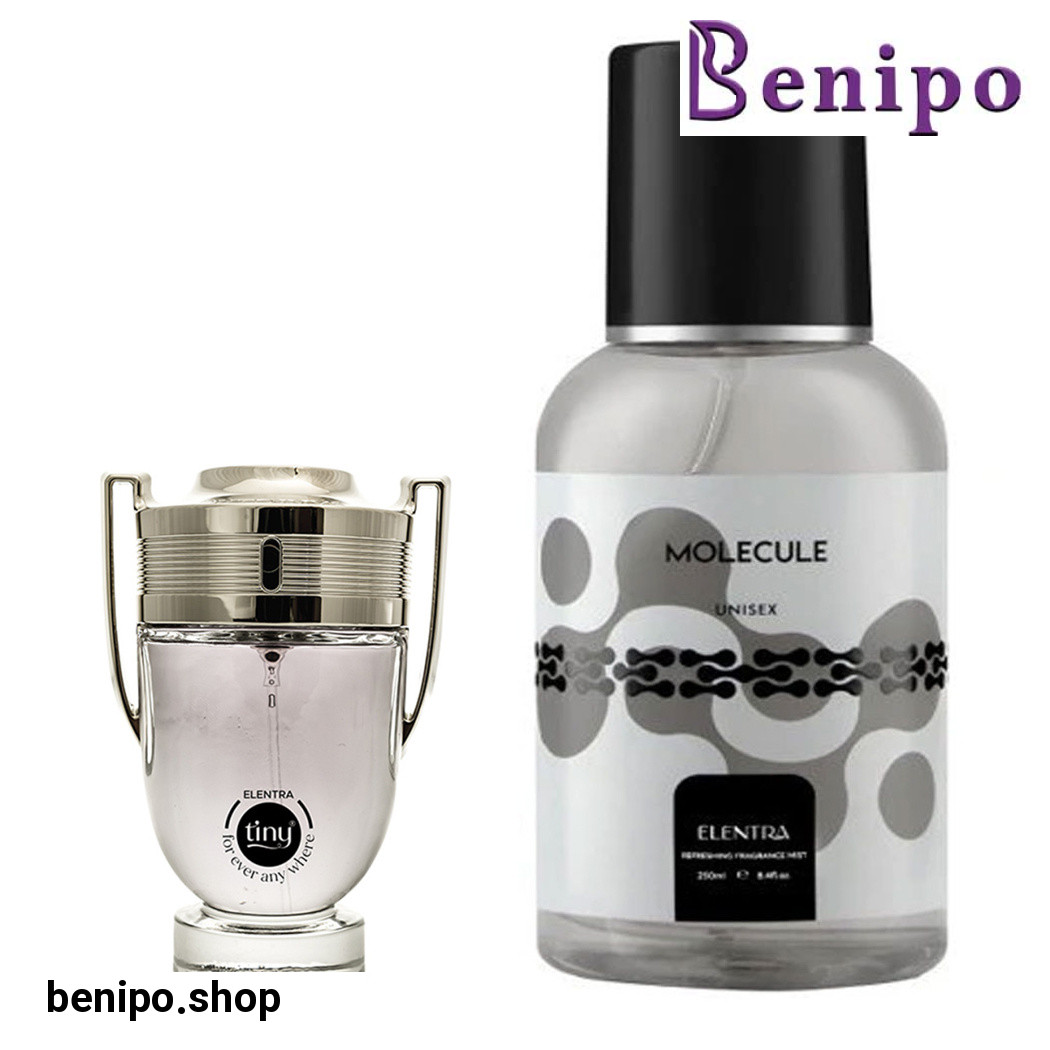 پک دو عددی عطر جیبی مردانه مدل Invictus و بادی اسپلش مردانه مدل Molecule