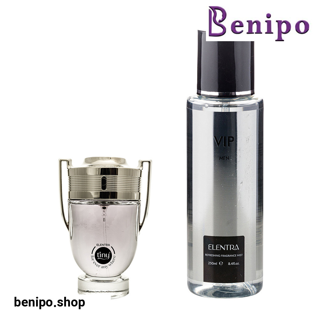 پک دو عددی عطر جیبی مردانه مدل Invictus و بادی اسپلش مردانه مدل VIP