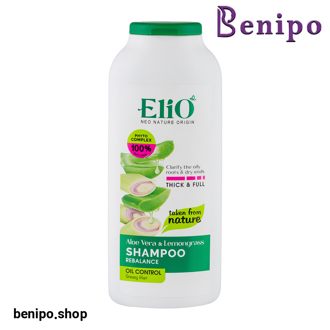 شامپو مو چرب آلوئه ورا و علف لیمو حجم 400 میلی لیتر