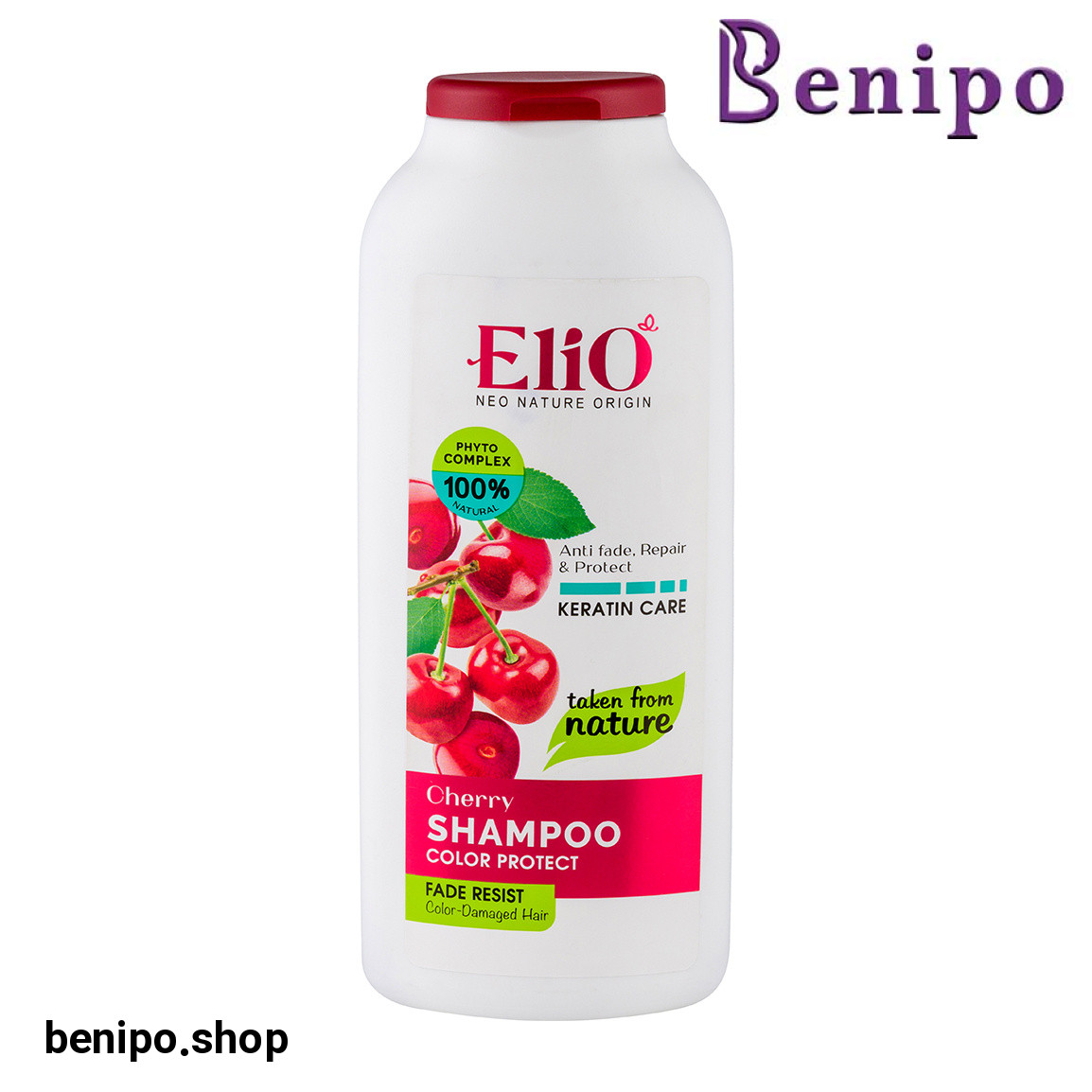 شامپو حاوی عصاره گیلاس مناسب مو رنگ شده حجم 400 میلی لیتر