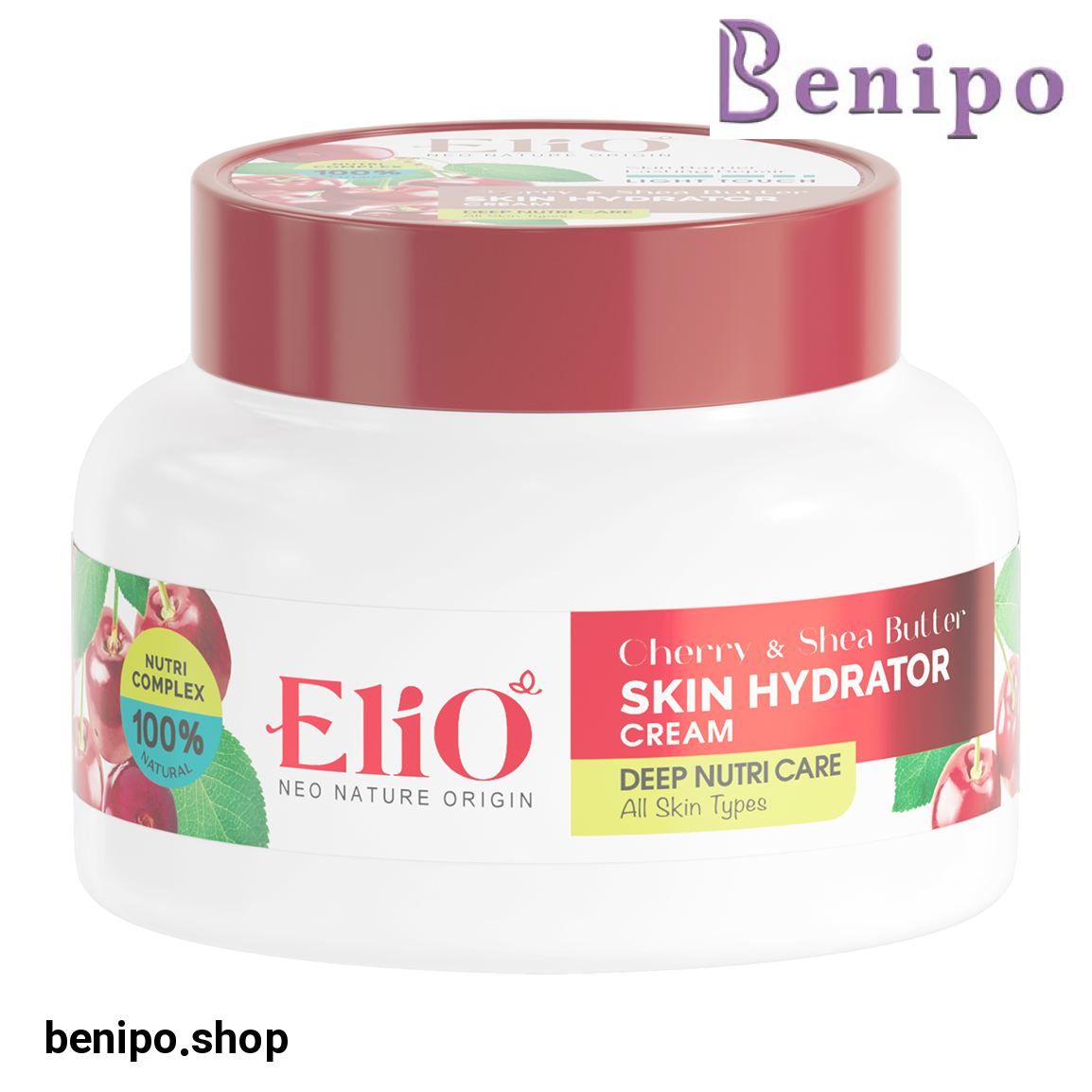 کرم مرطوب کننده مدل Cherry حجم 200 میلی لیتر