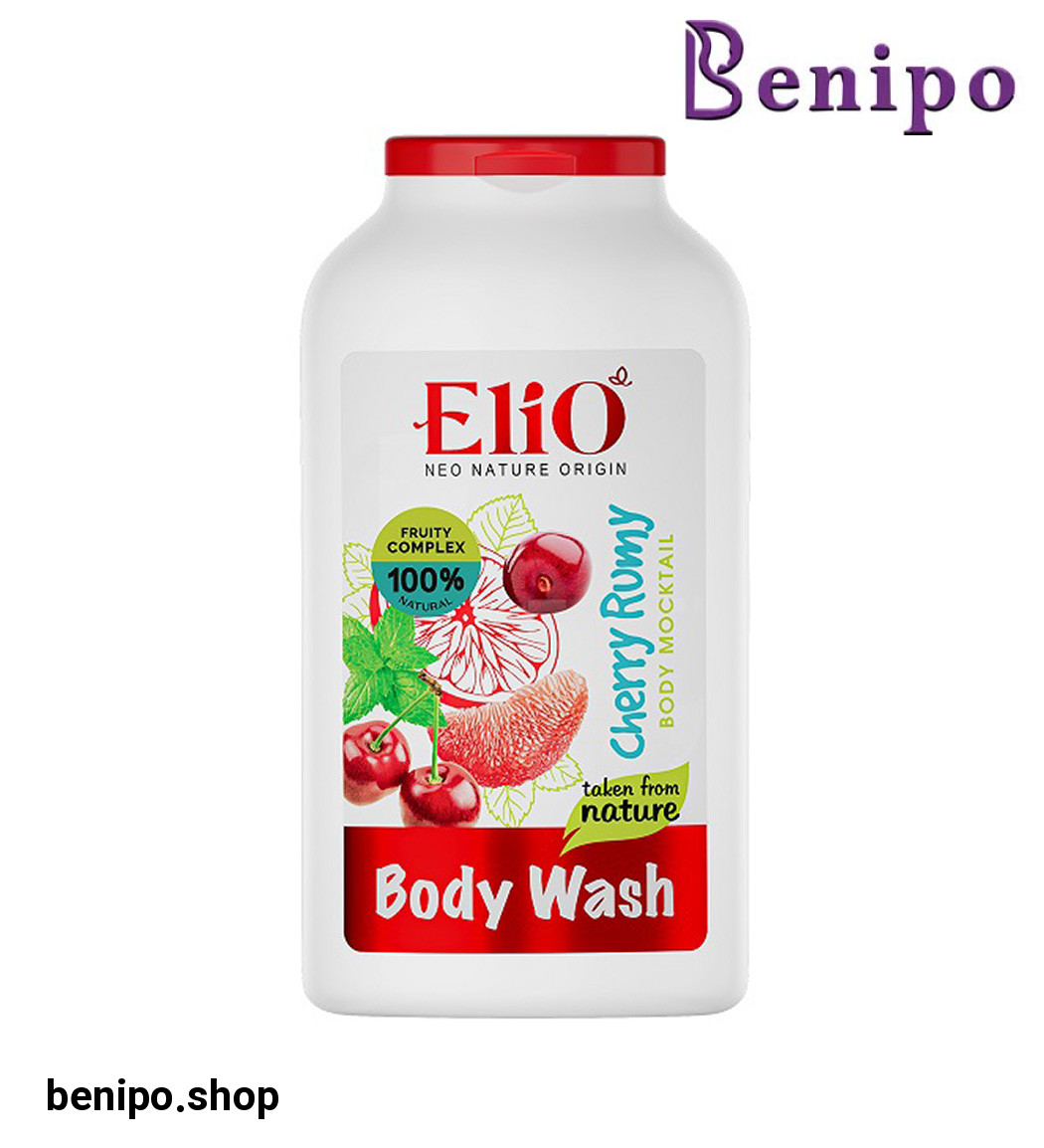 شامپو بدن کرمی چری رامی حجم 400 میلی لیتر