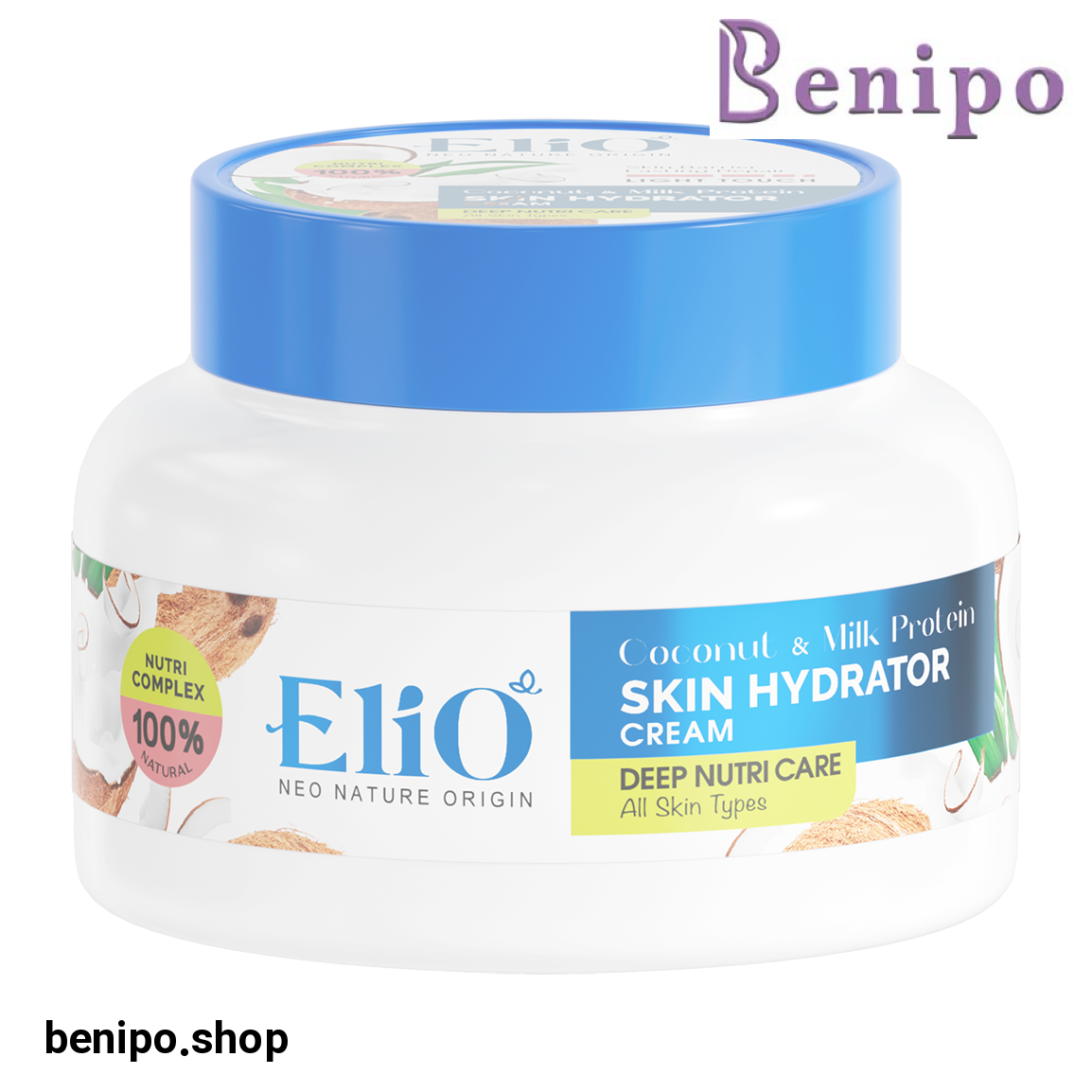 کرم مرطوب کننده مدل Coconut حجم 200 میلی لیتر