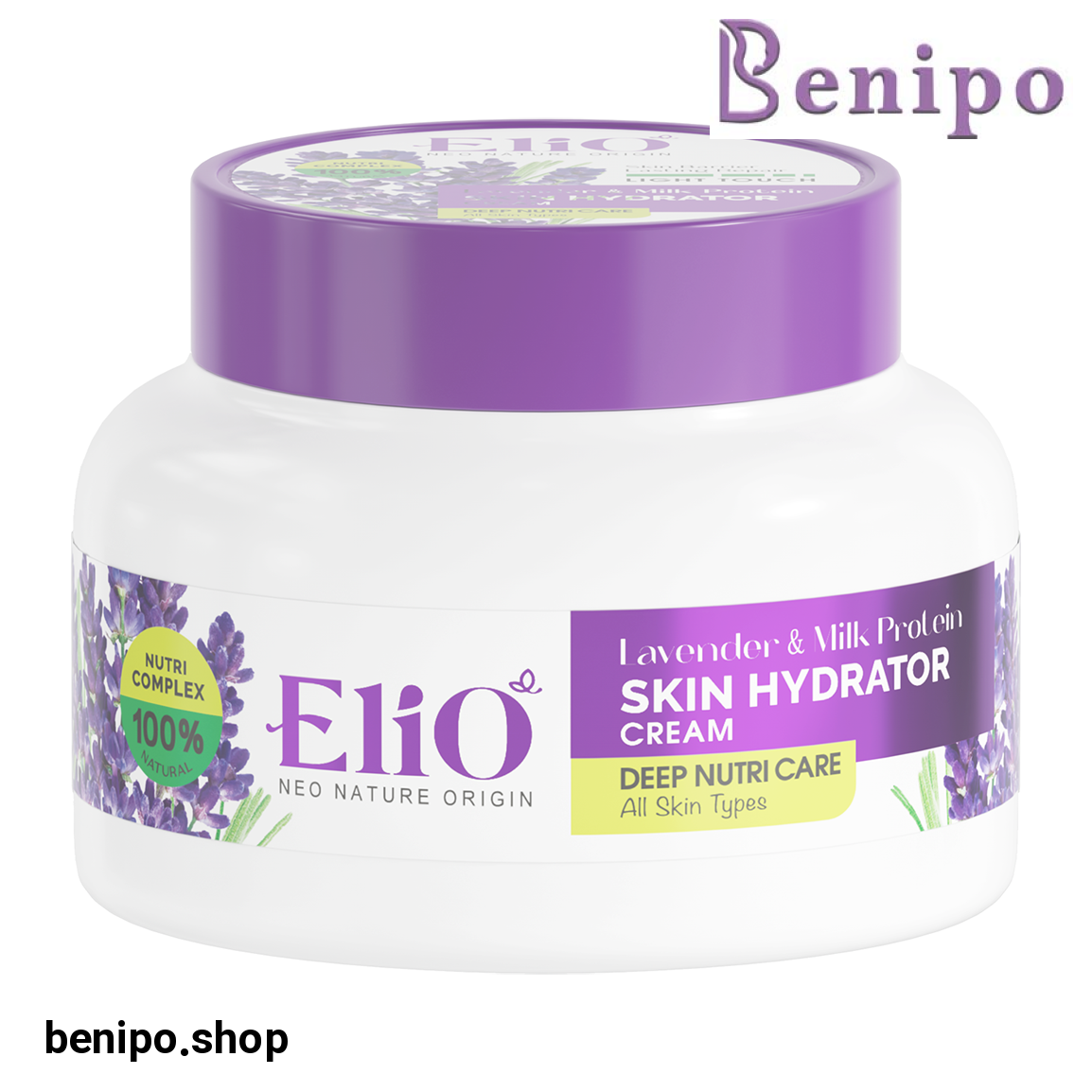 کرم مرطوب کننده مدل Lavender حجم 200 میلی لیتر