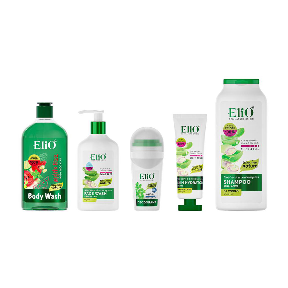 پک بهداشتی 5 عددی مدل لمون گرس