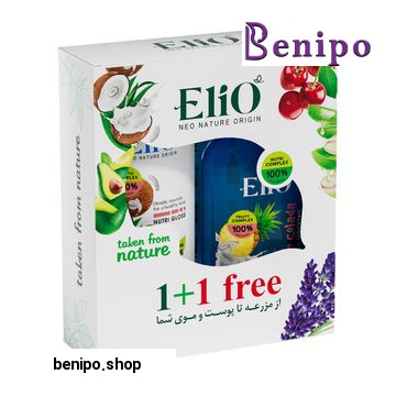 پک دو عددی شامپو آبرسان و شامپو بدن پیناکولادا آبی رایگان