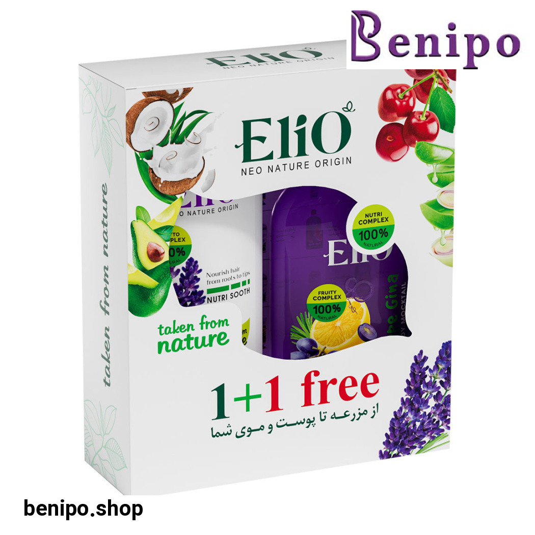 پک دو عددی شامپو ضد ریزش لوندر و شامپو بدن گریپ جینا رایگان