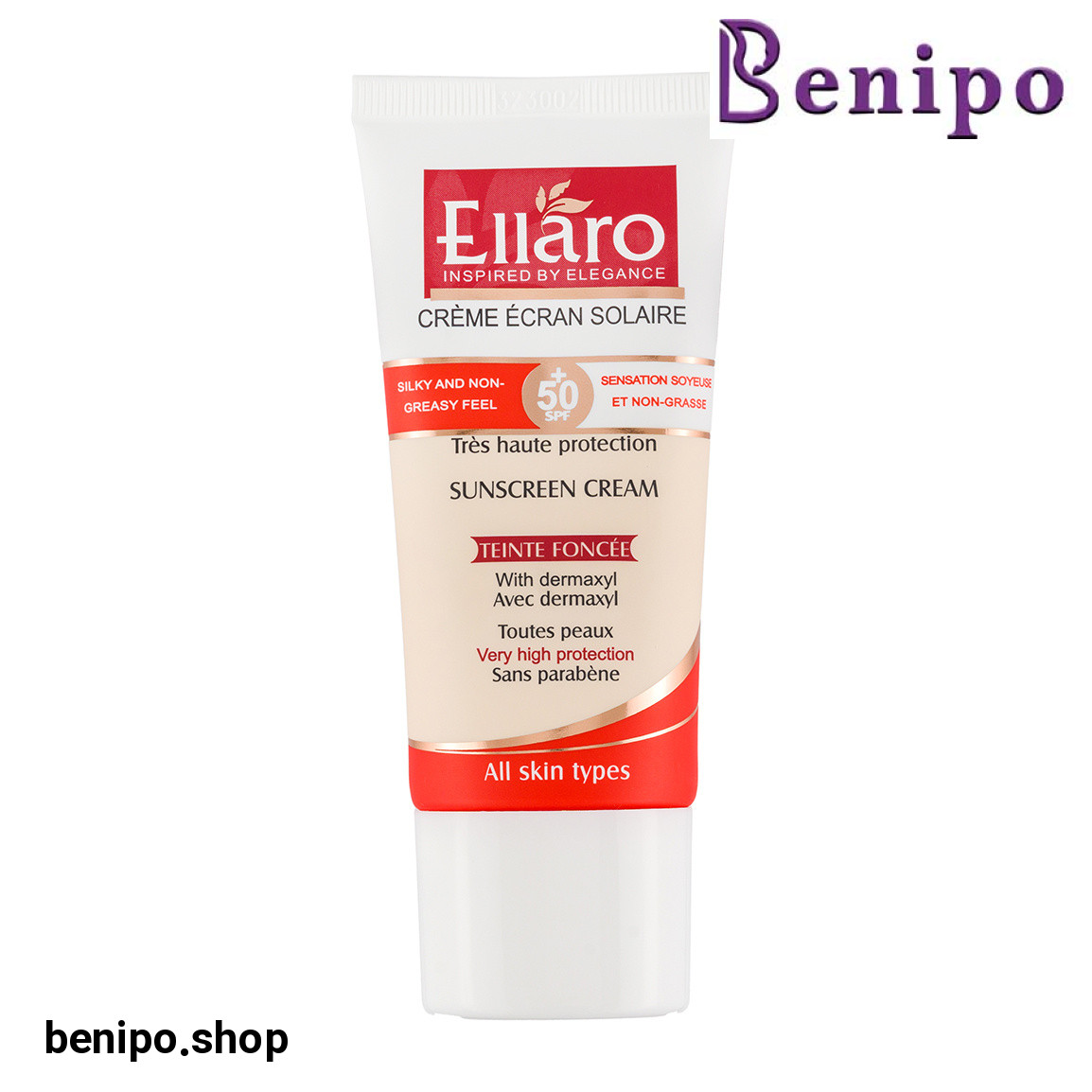 کرم ضد آفتاب رنگی مناسب انواع پوست حاوی اس پی اف 50