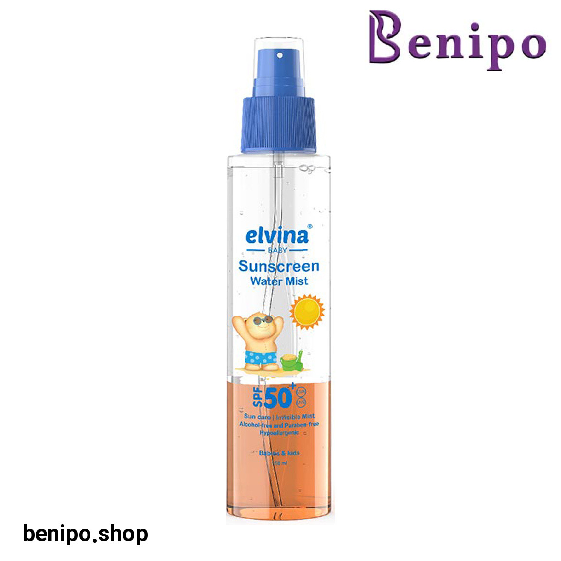 اسپری ضد آفتاب کودک با SPF50 حجم 150 میلی لیتر