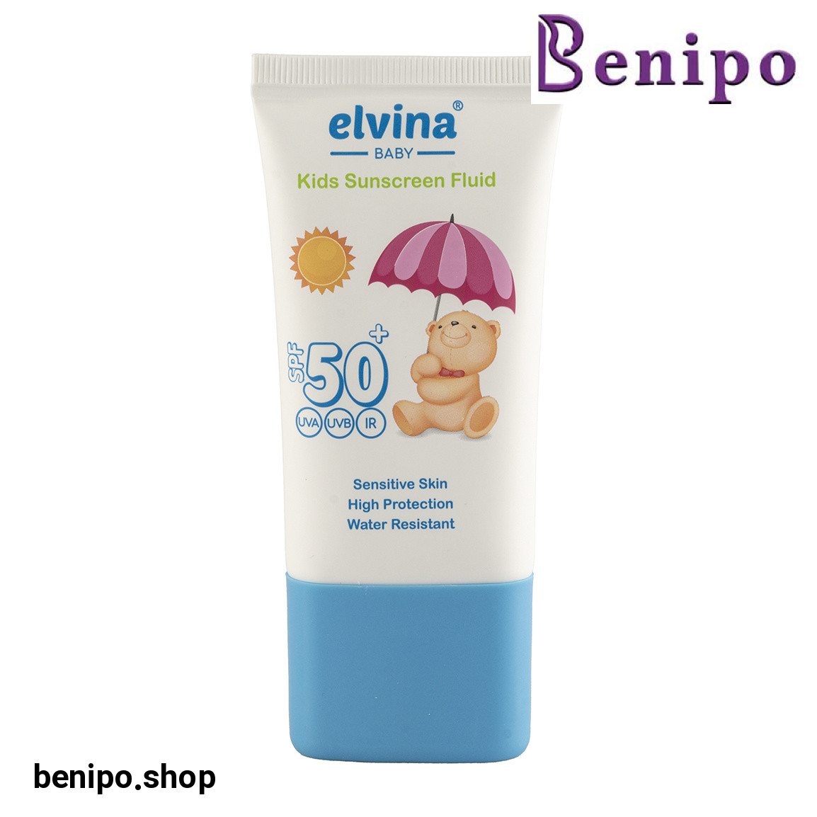 فلوئید ضد آفتاب کودک با spf50 حجم 50 میلی لیتر