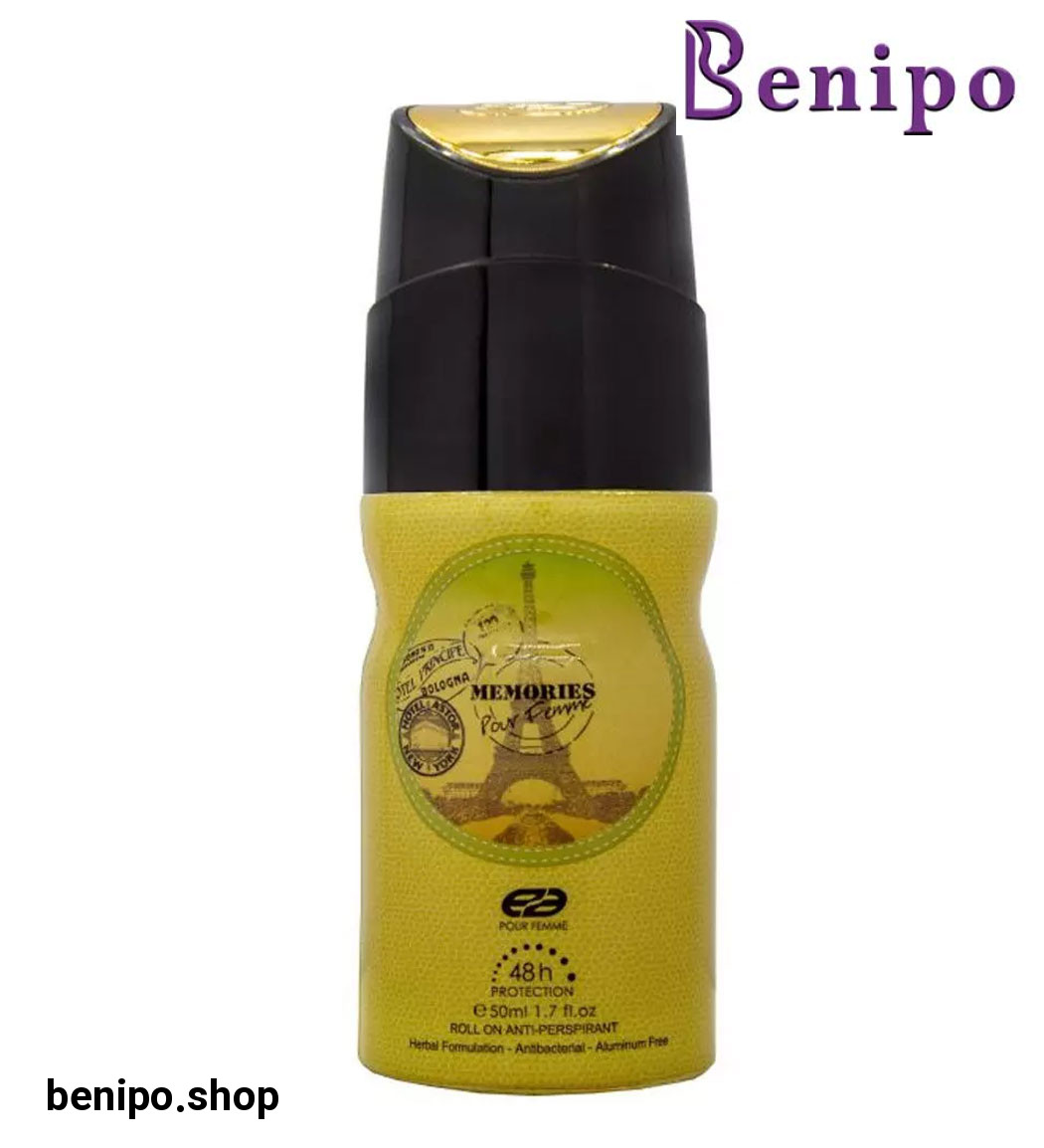 رول ضد تعریق زنانه مدل Memories حجم 50 میلی لیتر