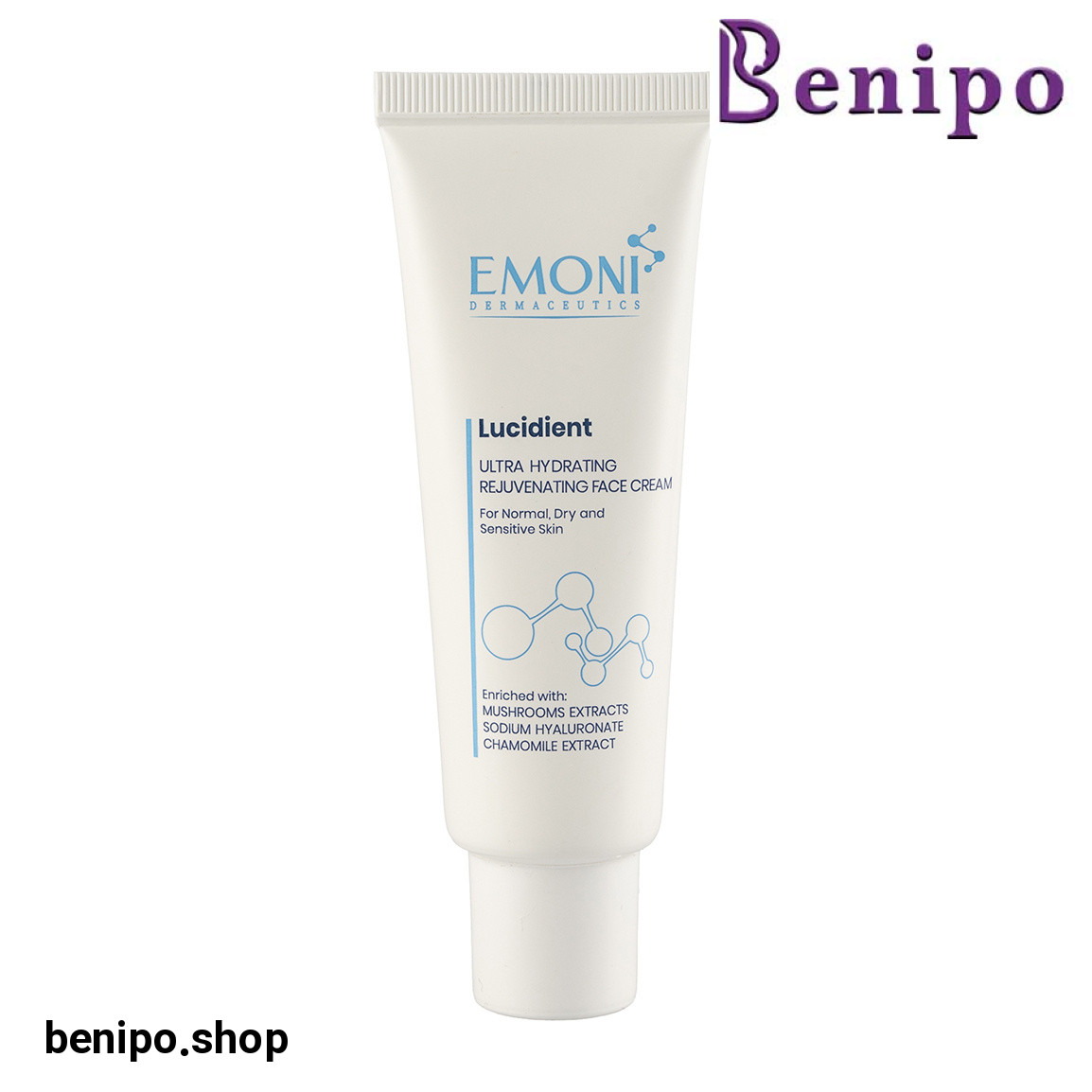 کرم مرطوب کننده صورت مدل Lucidient مناسب پوست خشک و دارای چروک حجم 50 میلی لیتر