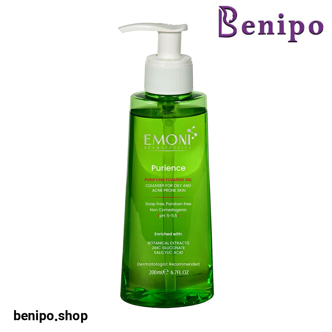 ژل شستشوی صورت مدل Purience حجم 200 میلی لیتر