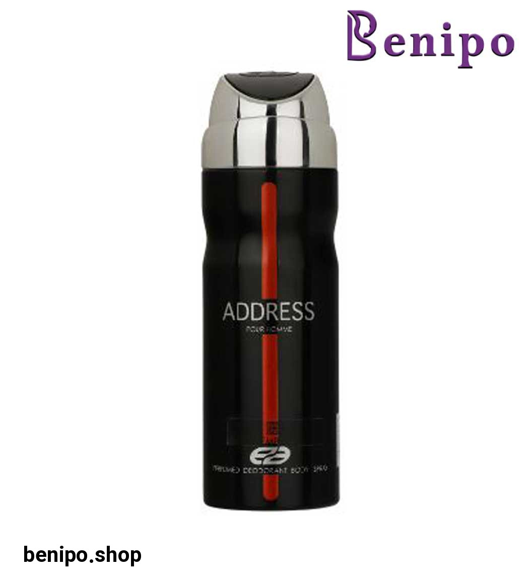 اسپری بدن مردانه آدرس