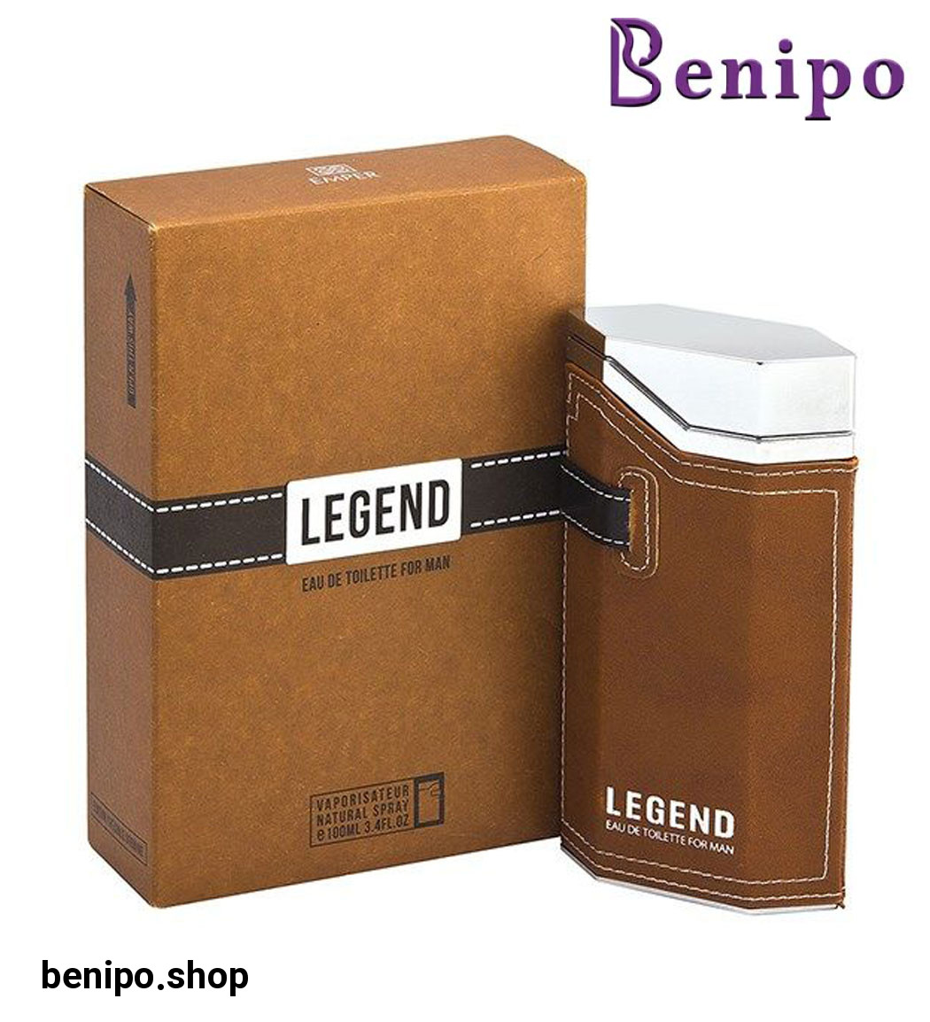 ادو تویلت مردانه مدل Legend حجم 100 میل چرمی