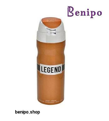 اسپری بدن مردانه لجند قهوه ای